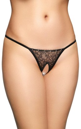 Eleganckie Stringi G-String 2499 – Czarne S/L