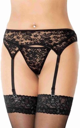Zmysłowy Pas do Pończoch 3310 – Czarny S/M