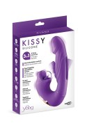 Kissy 3-w-1 Fioletowy Wibrator Króliczek