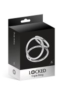 Potrójny Pierścień LOCKED (50/37/45 mm, rozmiar T2) - Stal Nierdzewna