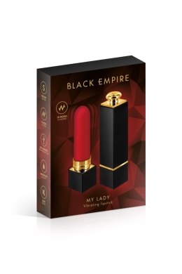 MYLADY BLACK EMPIRE: Luksusowy Stymulator Łechtaczki USB w Kształcie Szminki