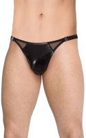 Męskie stringi 4518 - czarne, rozmiar M/L