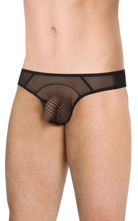 Stringi męskie 4525 - czarne M/L