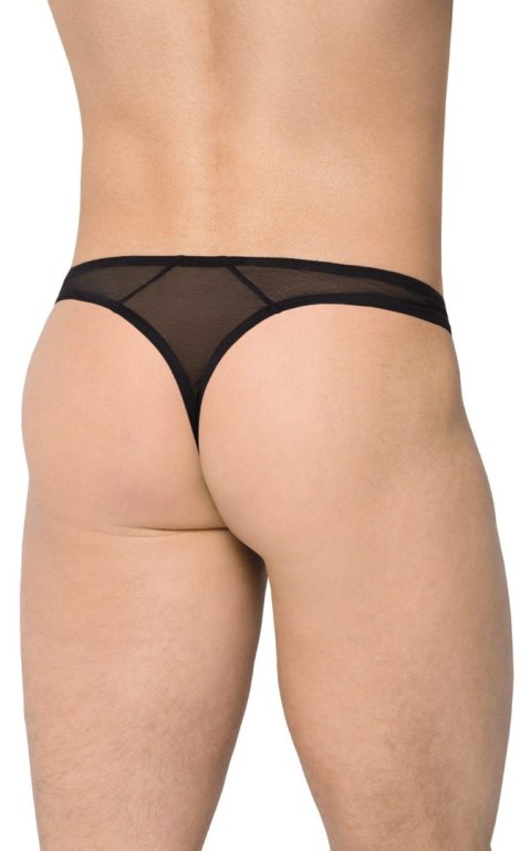 Stringi męskie 4525 - czarne M/L