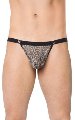 Męskie Stringi Thong 4528 – Szara Pantera, OneSize