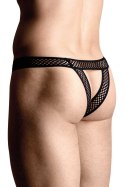 Eleganckie Stringi Męskie 4486 - czarne XL