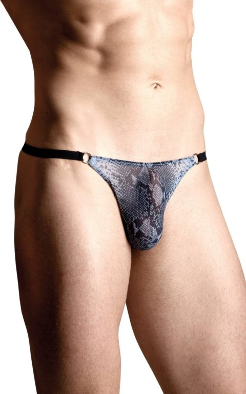 Męskie stringi 4488 – wężowy motyw S/L