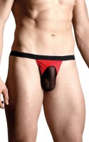 Zmysłowe Stringi Męskie 4494 – Czerwień M/L