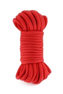 Lina Bondage SM w Krwistej Czerwieni – 10 m Luksusowej Bawełny