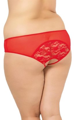 Zmysłowe Stringi Plus Size 2466 - Czerwone 3XL