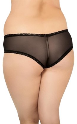 Zmysłowe stringi Plus Size 2469 – czerń w rozmiarze XL