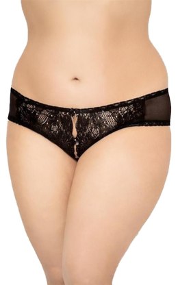Zmysłowe stringi Plus Size 2469 – czerń w rozmiarze XL