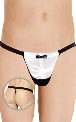 Eleganckie Stringi Męskie Thong 4417 – Białe (S/L)