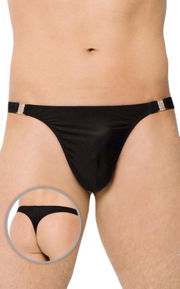 Stringi męskie 4432 - czarne XL