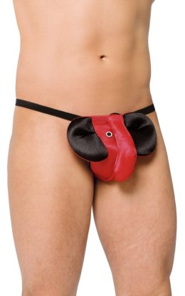 Stringi Thong 4445 ze słonikiem – Czerwone S/L