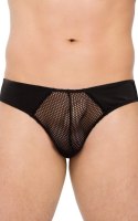Zmysłowe Stringi Męskie 4514 - czarne M/L