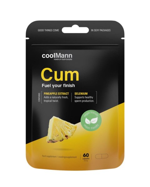 CoolMann CUM – 60 Kapsułek dla Intensyfikacji Męskich Doznań