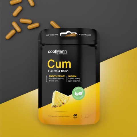 CoolMann CUM – 60 Kapsułek dla Intensyfikacji Męskich Doznań