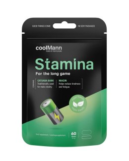 CoolMann STAMINA - 60 tabletek dla niezachwianej wytrzymałości
