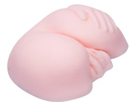 Cielisty Masturbator Wibrujący XXL 'Podwójna Przyjemność' (2.2 kg)