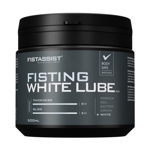Fist Assist: Luksusowy Biały Lubrykant do Fistingu 500ml