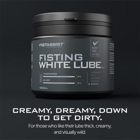 Fist Assist: Luksusowy Biały Lubrykant do Fistingu 500ml
