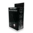 Power Escorts - Mini Masażer Wand De Luxe - Czarny, Silikonowy Wibrator 11,6 cm