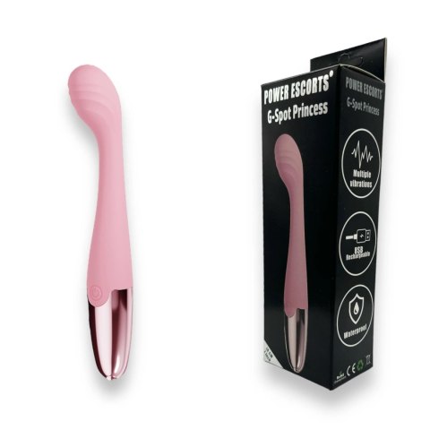 Wibrator punktu G "Księżniczka" z miękkiego silikonu – 18 cm