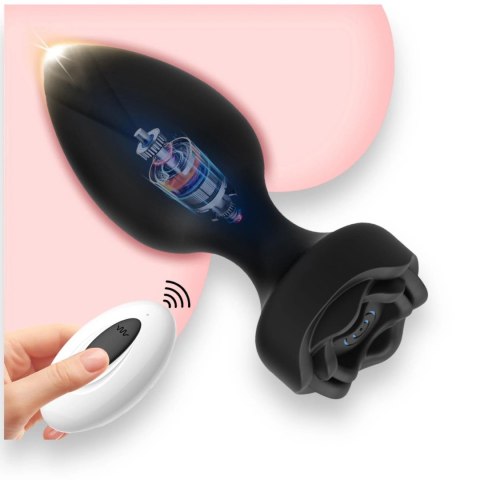 Wibracyjny Korek Anany Princess – Zdalnie Sterowany, 10 Funkcji, Ładowany USB, Czarny
