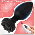 Wibracyjny Korek Anany Princess – Zdalnie Sterowany, 10 Funkcji, Ładowany USB, Czarny