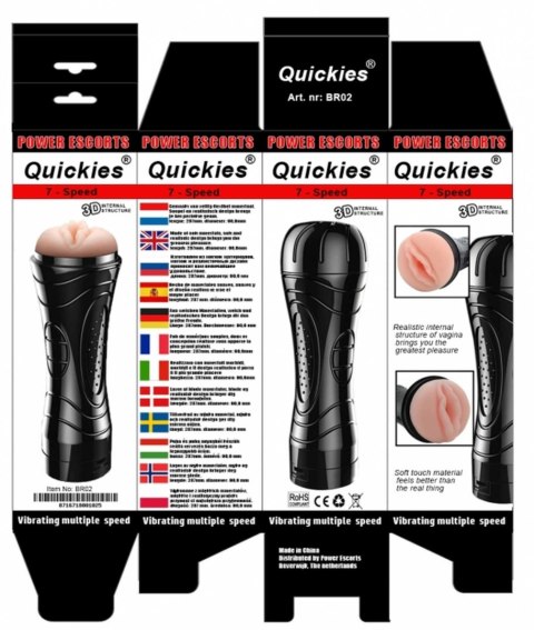 Wibrujący Masturbator - POWER ESCORTS QUCKIES WALLMOUNTED