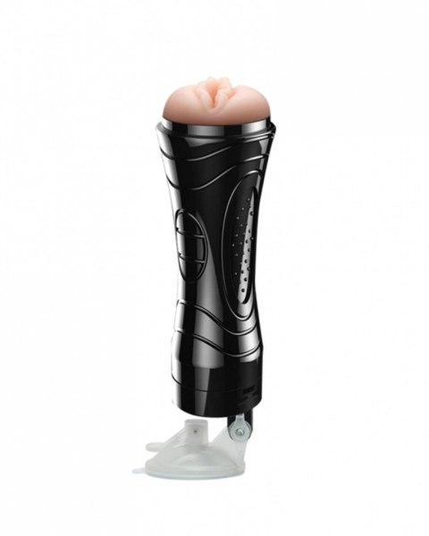 Quickies Black – Wibrujący Masturbator Ścienny