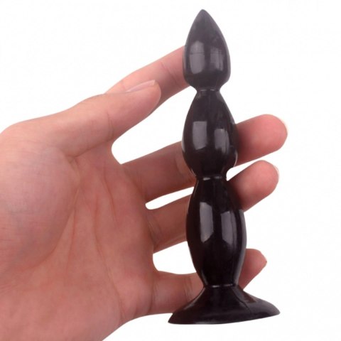 Czarny Plug Analny Rocket Drill – Głęboka Stymulacja 13 cm