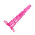 Potężny Fioletowy Plug Analny 'Wiertło Rakiety' - 16 cm
