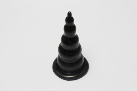 Potężny Anal Plug 'Rocket Drill' – Czarny, 18,5 cm