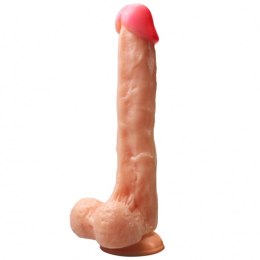 Dildo obrotowe 'Rocket John' o realistycznej teksturze, 25,5 cm
