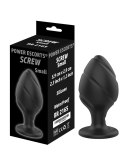 Silikonowa Wtyczka Analna Screw Plug - Mała