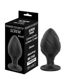 Silikonowa Wtyczka Analna Screw Plug - Mała