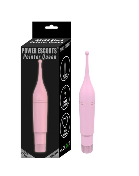 Power Escorts Pointer Queen – Różowy Wibrator Precyzyjny