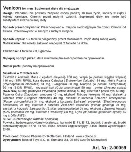 Venicon for Men EU - Suplement diety dla mężczyzn