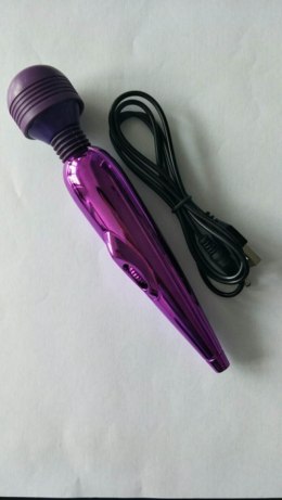 Fioletowy masażer-różdżka Turbo Wand 18 cm, 12 prędkości