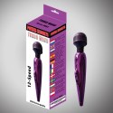 Fioletowy masażer-różdżka Turbo Wand 18 cm, 12 prędkości