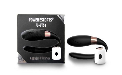 U-Vibe Czarny: Bezprzewodowy Wibrator z Pilotem i 7 Programami Stymulacji