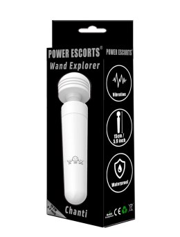 Luksusowy masażer różdżkowy Chanti Explorer – Biały, 15 cm