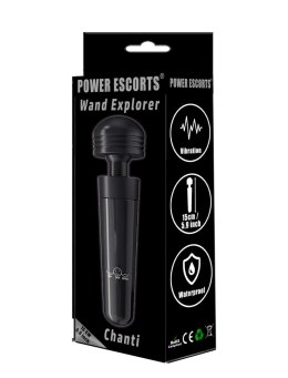 Luksusowy Wibrator Wand Chanti Explorer – 15 cm, Czarny