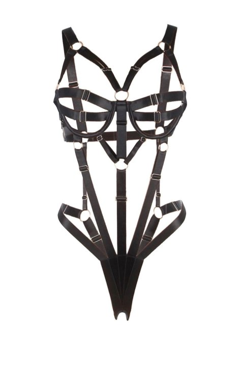 Regulowane body harness – czarne