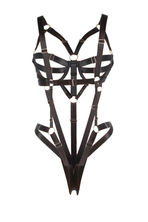 Regulowane body harness – czarne