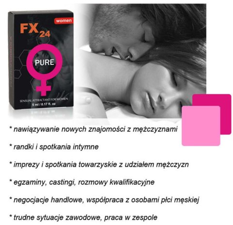 FX24 Feromony dla Kobiet – neutralny roll-on 5 ml