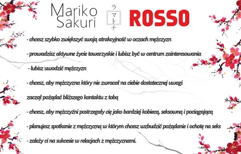 Mariko Sakuri ROSSO – Feromony dla kobiet 15 ml