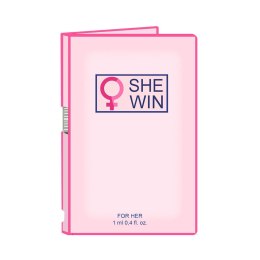 SHE WIN Feromony Damskie – Woda Perfumowana 1 ml